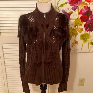 « Dolores” stylish, expensive, warm jacket, size 10-12(48-50)